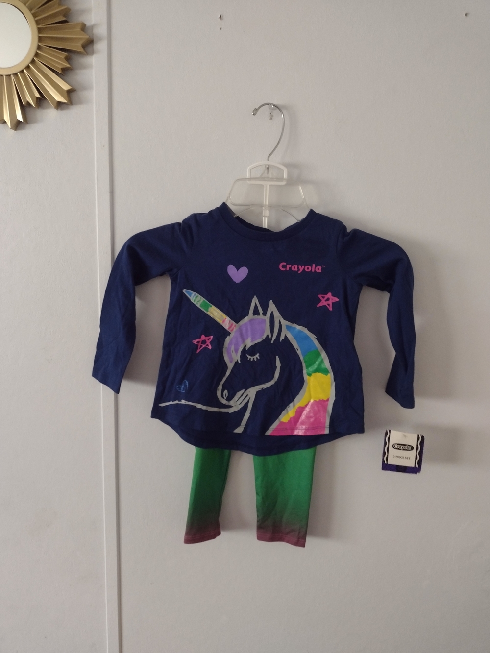 Girls Crayola 2 piece Set 2T